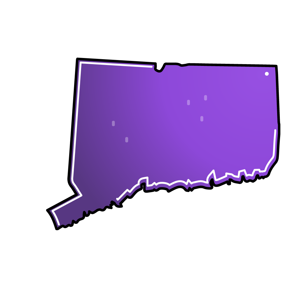 Connecticut map